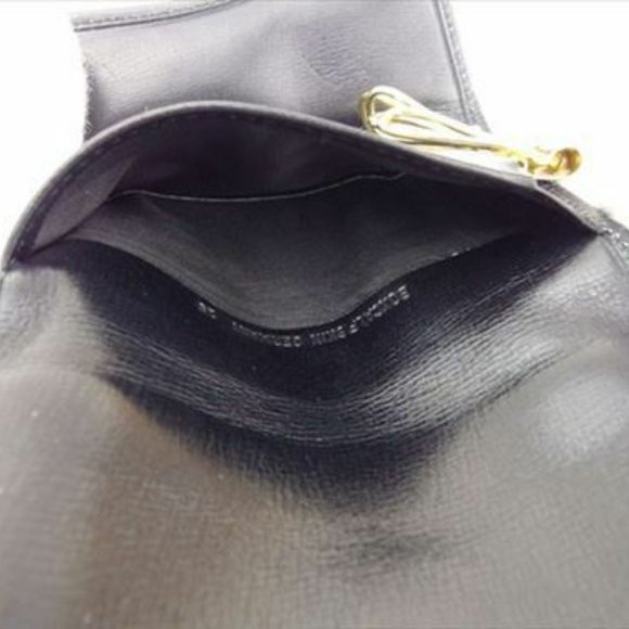 Dunhill Key case Key holder Black leather Woman unisex Authentic Used - Picture 5 of 7